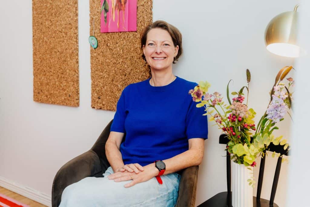 Psykoterapeut Astrid Kaj Dahl der tilbyder traumeterapi og behandling af depression